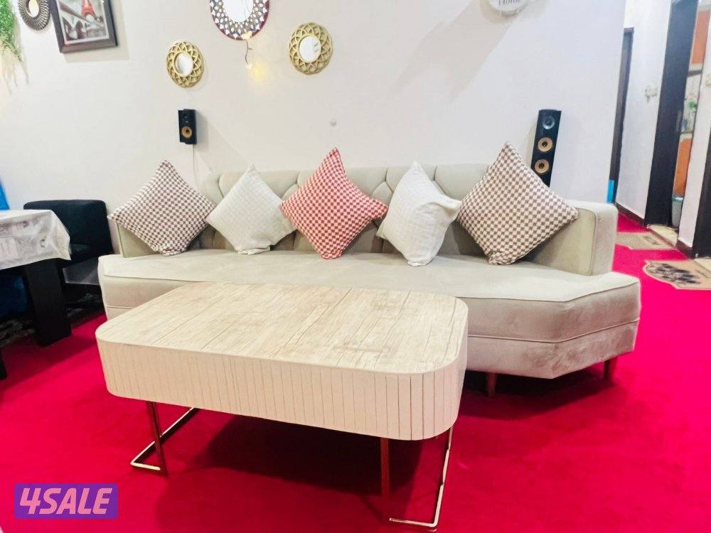 Sofa(5 seater with10pillow, Dining table with 6 chair, shoe rack, Tool4