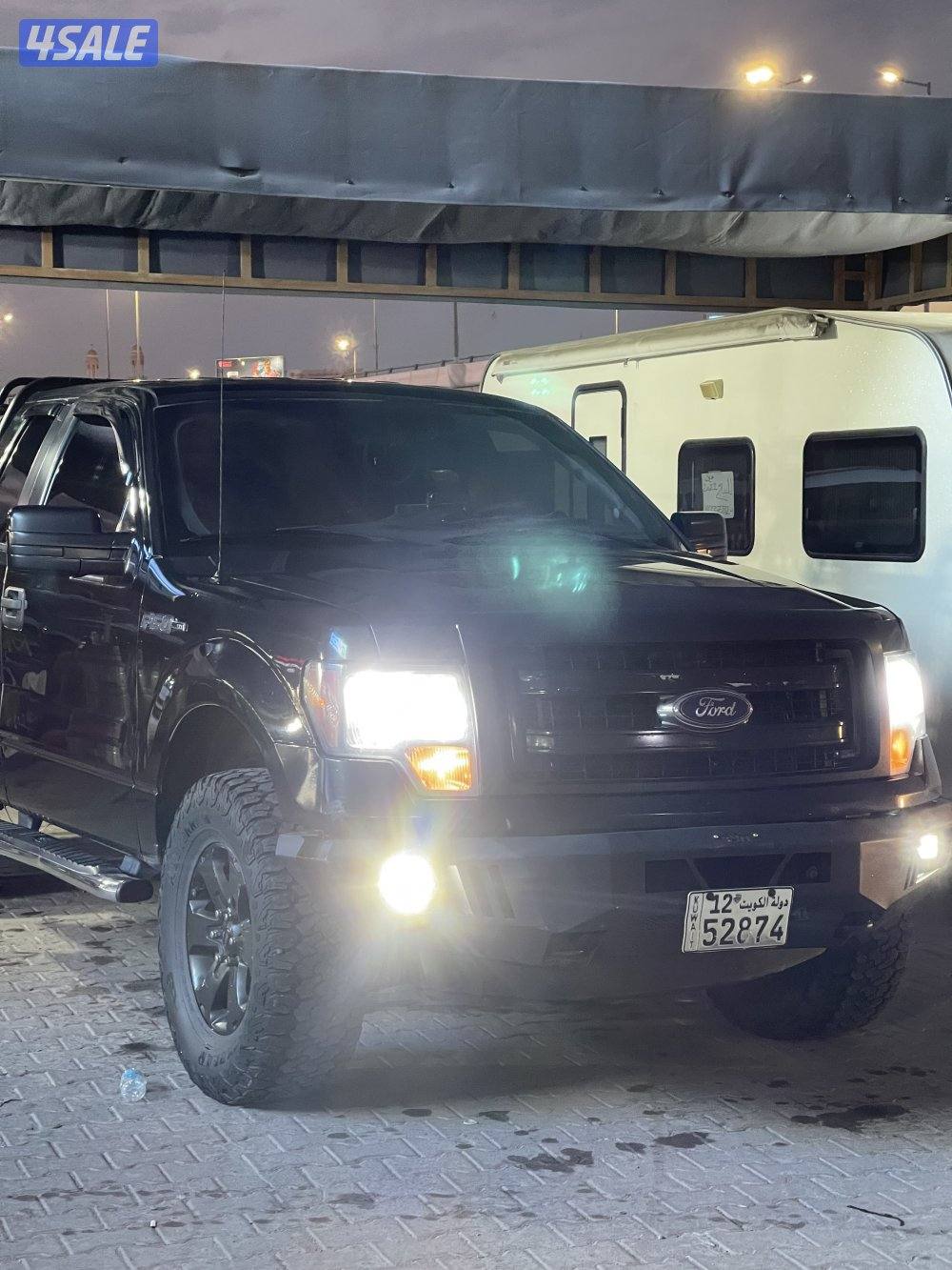 للبيع وانيتF150 فورد 2013 XLT غمارة ونص دبل قير ماشي 390 شرط الفحص7