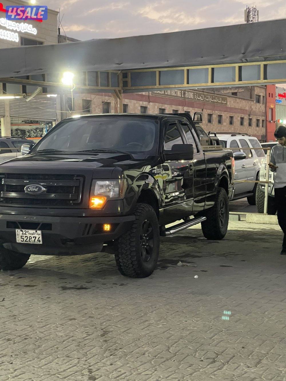 للبيع وانيتF150 فورد 2013 XLT غمارة ونص دبل قير ماشي 390 شرط الفحص8