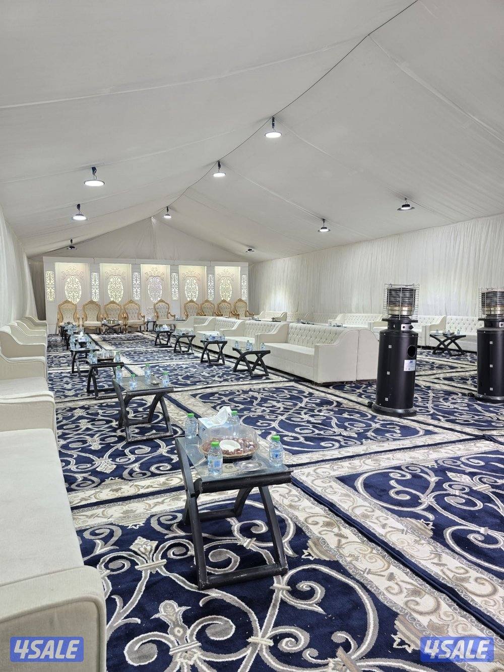 تأجير كراسي وطاولات وكنب وزينة وخيم وبيت شعر وقهوجيه وتسكره حدائق ومنا10