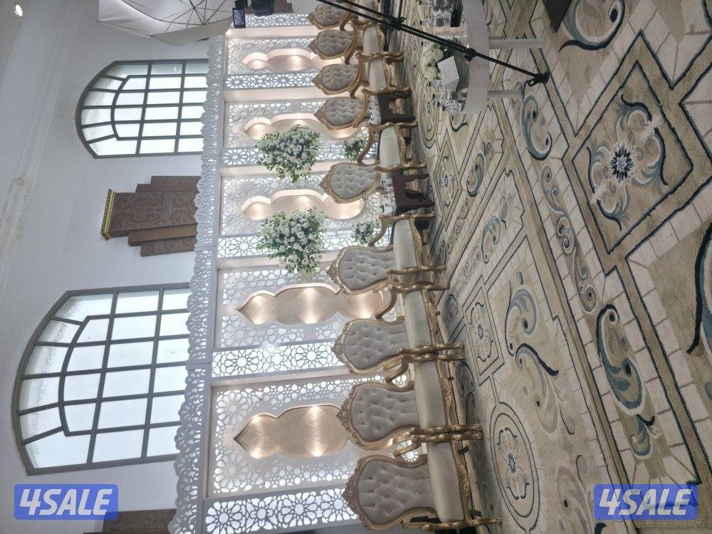 تأجير كراسي وطاولات وكنب وزينة وخيم وبيت شعر وقهوجيه وتسكره حدائق ومنا11