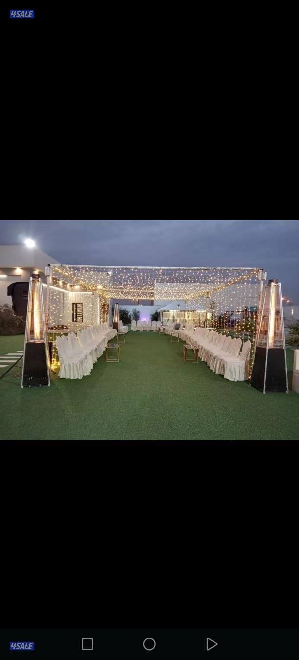 تأجير كراسي وطاولات وكنب وزينة وخيم وبيت شعر وقهوجيه وتسكره حدائق ومنا13