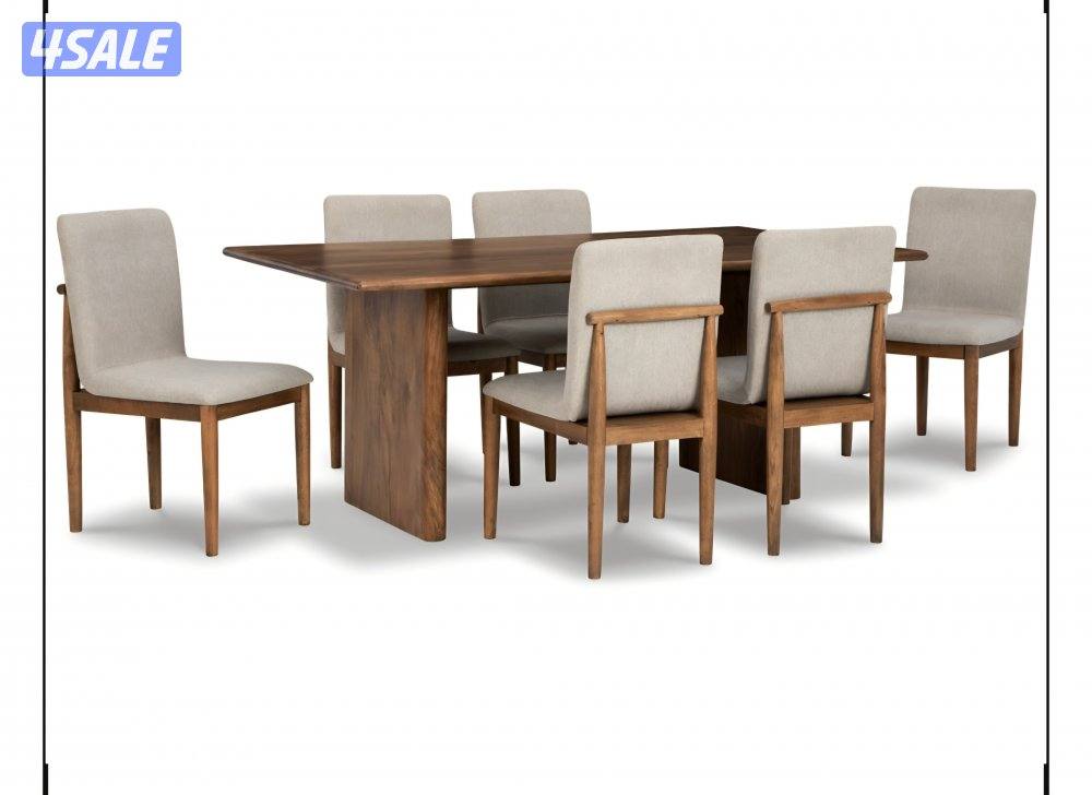 طقم طاوله طعام اشلي 6 أشخاص استعمال خفيف  ashley furniture3