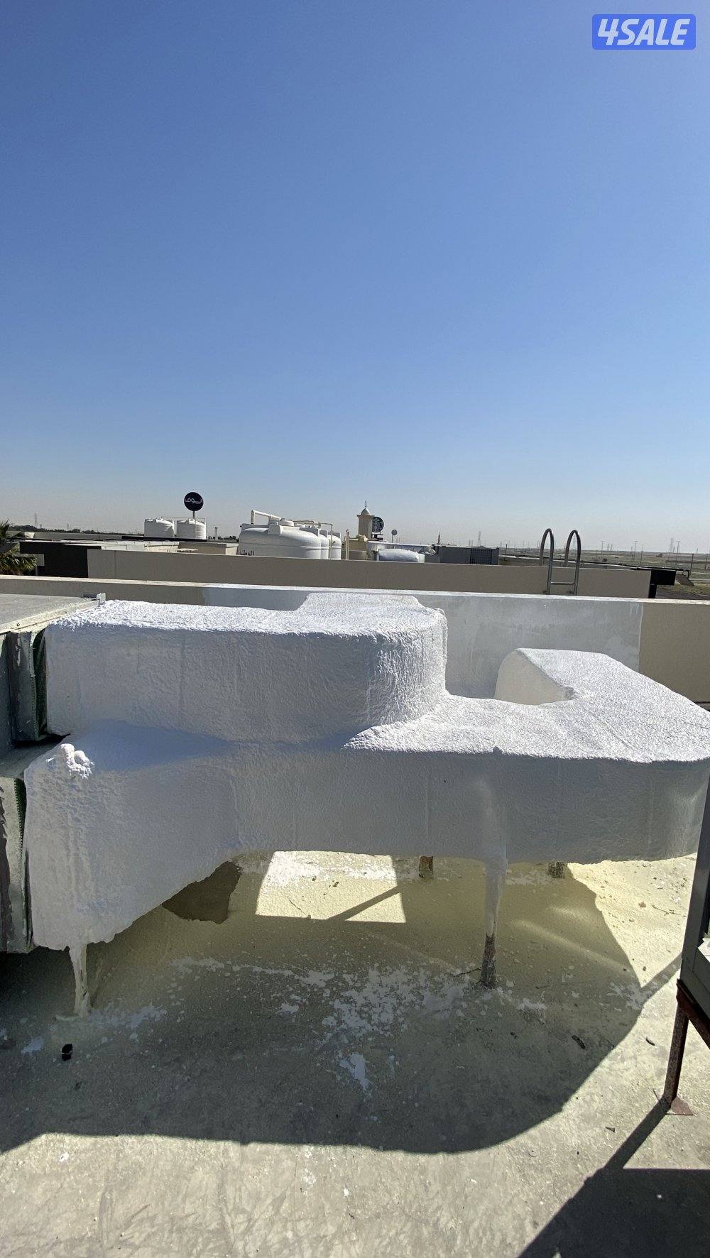 مقاول عازل حمامات اسطحه كربي فوم أمريكي طربال عازل خليجي3