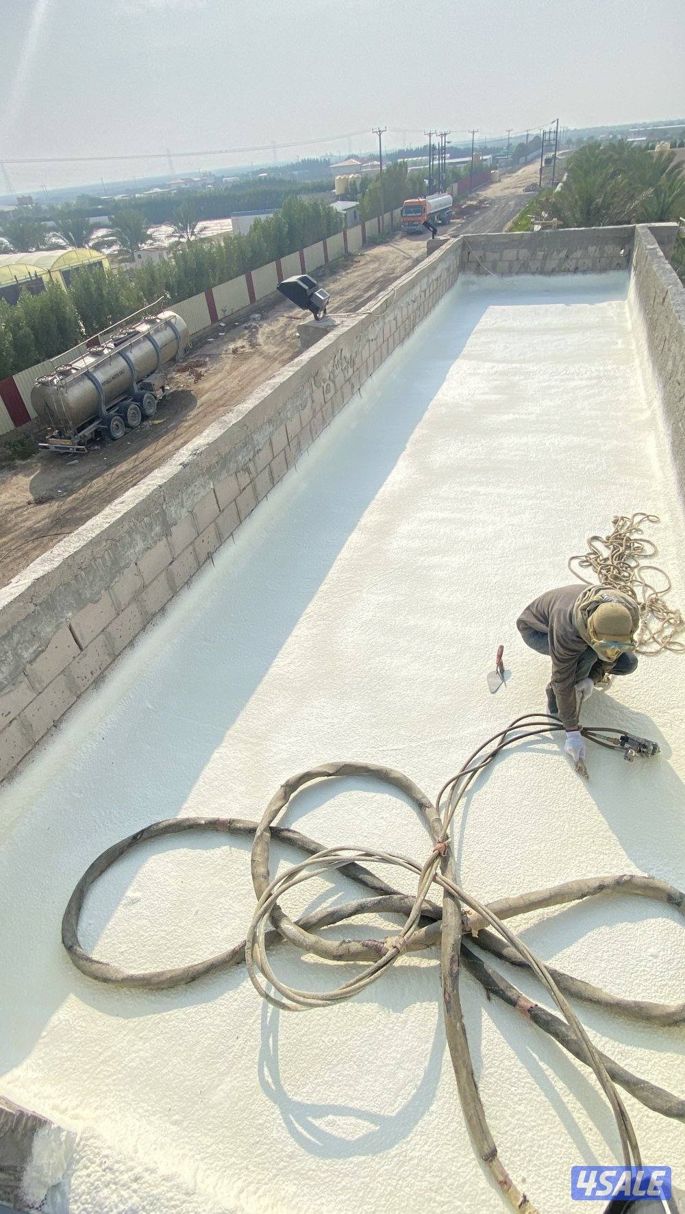 مقاول عازل حمامات اسطحه كربي فوم أمريكي طربال عازل خليجي7