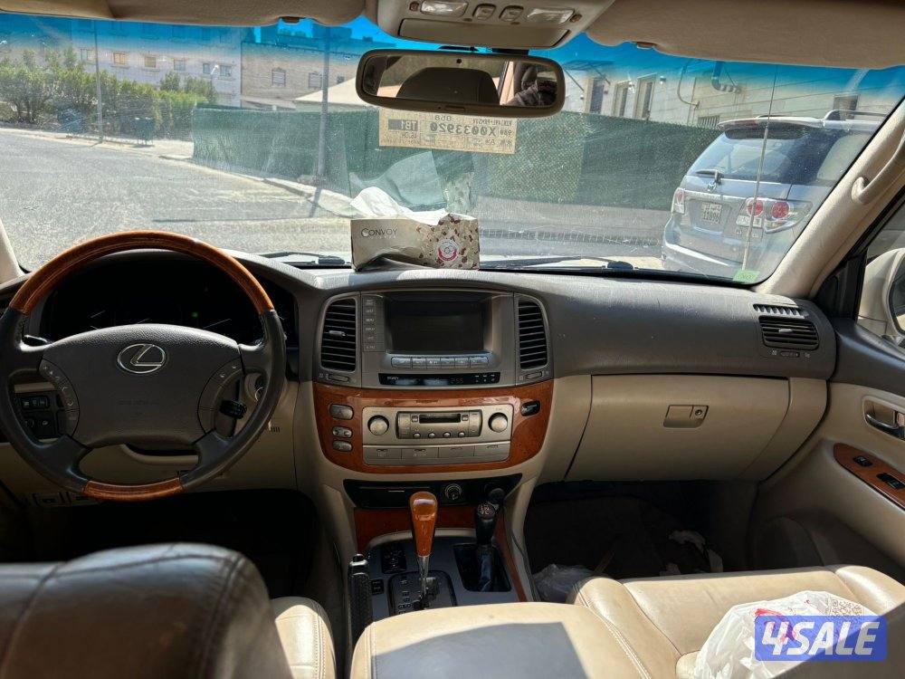 لكزس جيب 2005 شرط الفحص بالكامل 372 كم و الموتر مسويله تصفيه بالك0