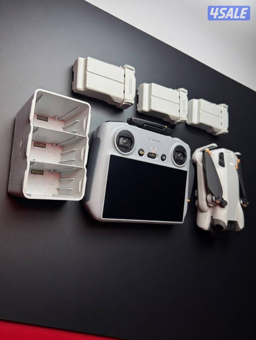 Drone dji mini4 pro مع جميع اغراضهه واكسسواراتهه الاصلية2