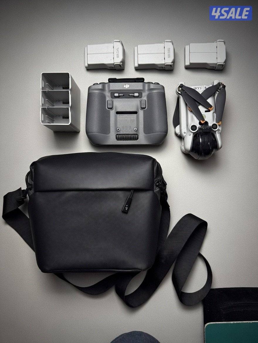 Drone dji mini4 pro مع جميع اغراضهه واكسسواراتهه الاصلية3