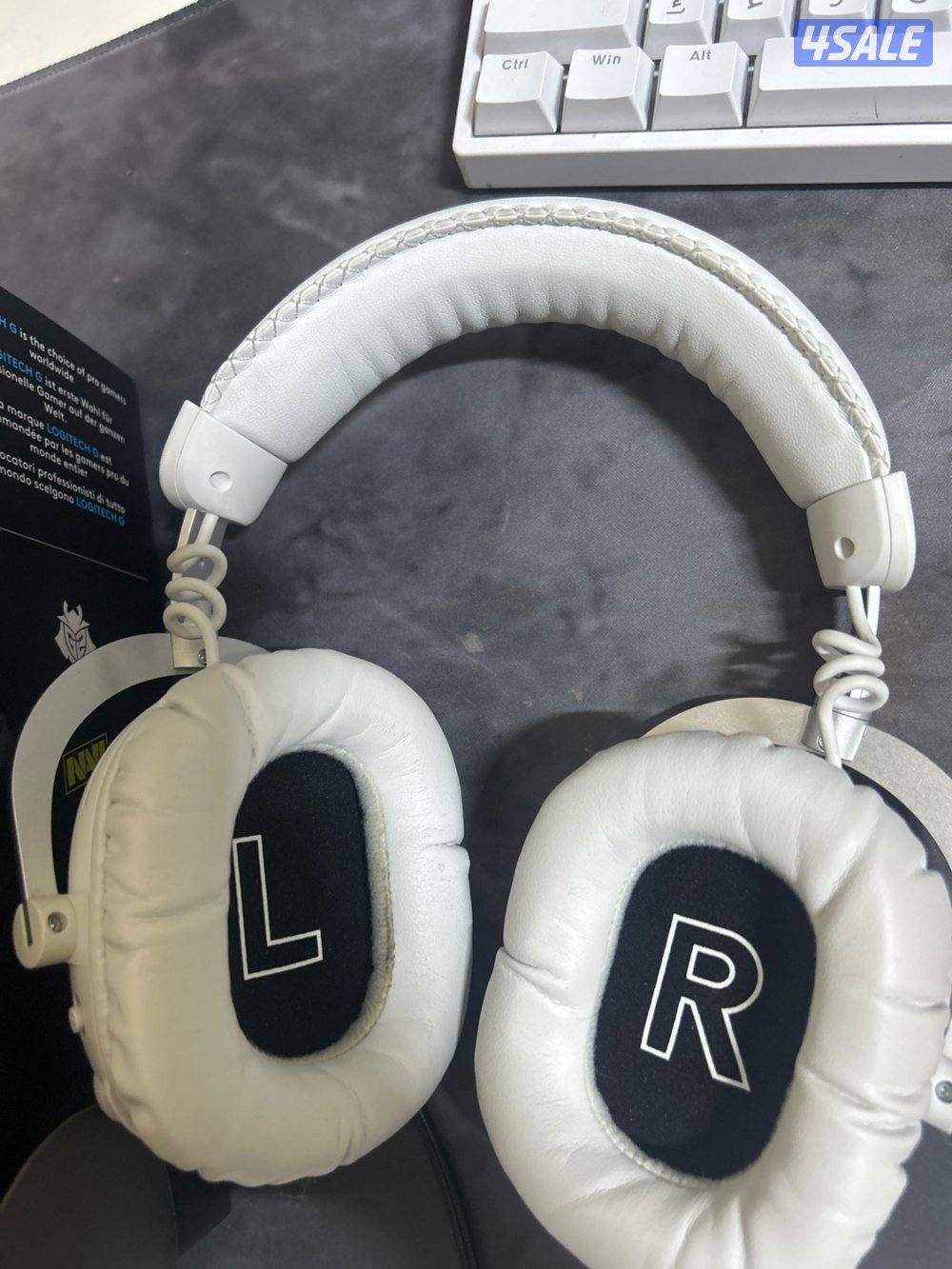 سماعه Logitech G Pro X 2 Lightspeed wireless Gaming Headest - white1