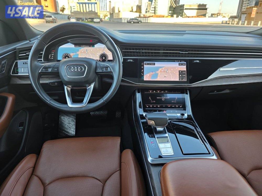 اودي Q8 اس لاين موديل /2019 عداد/77   سيرفس وكاله4