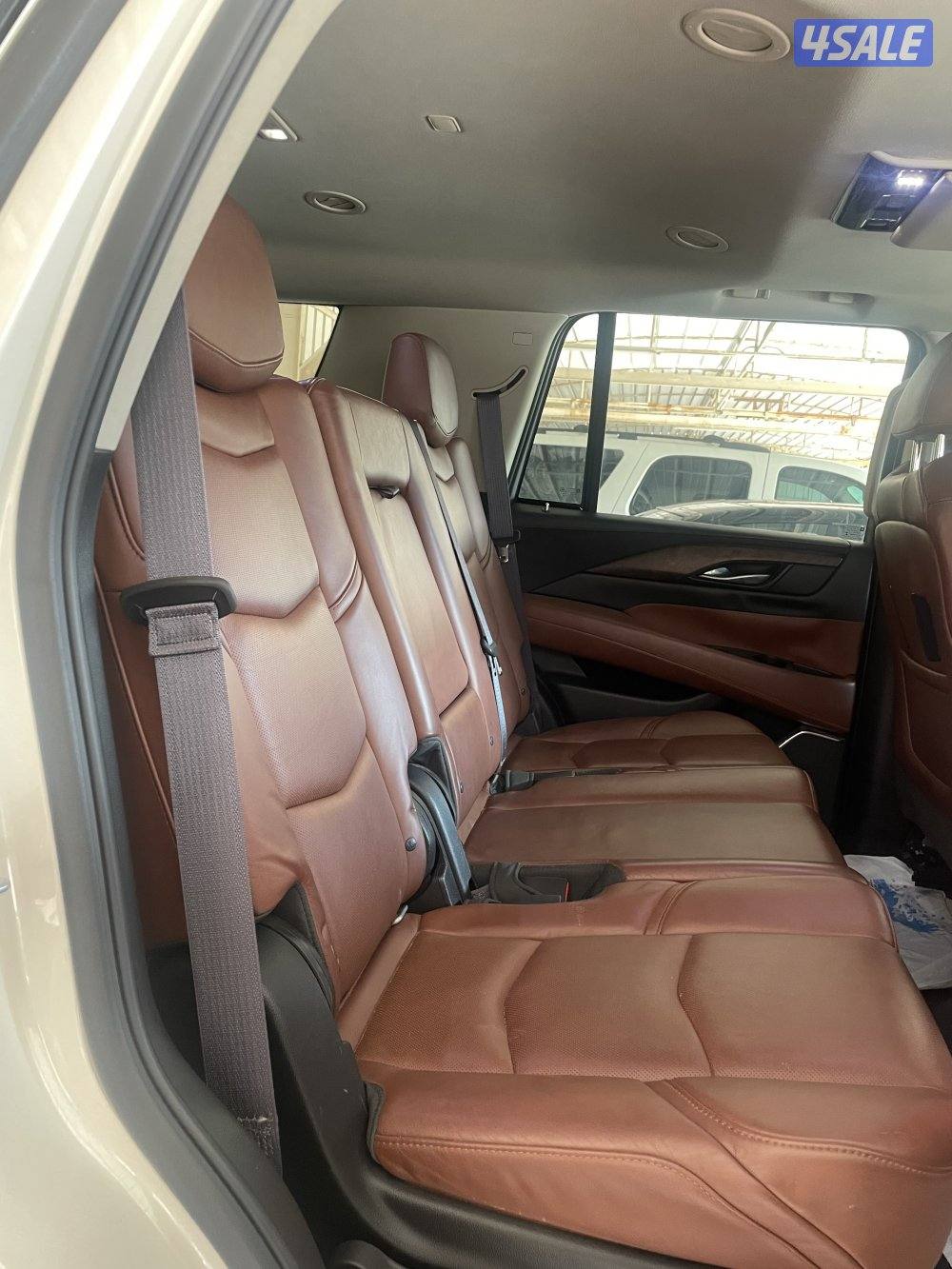 اسكاليد 2015 صبغ الوكالة ابيض من الداخل تان3