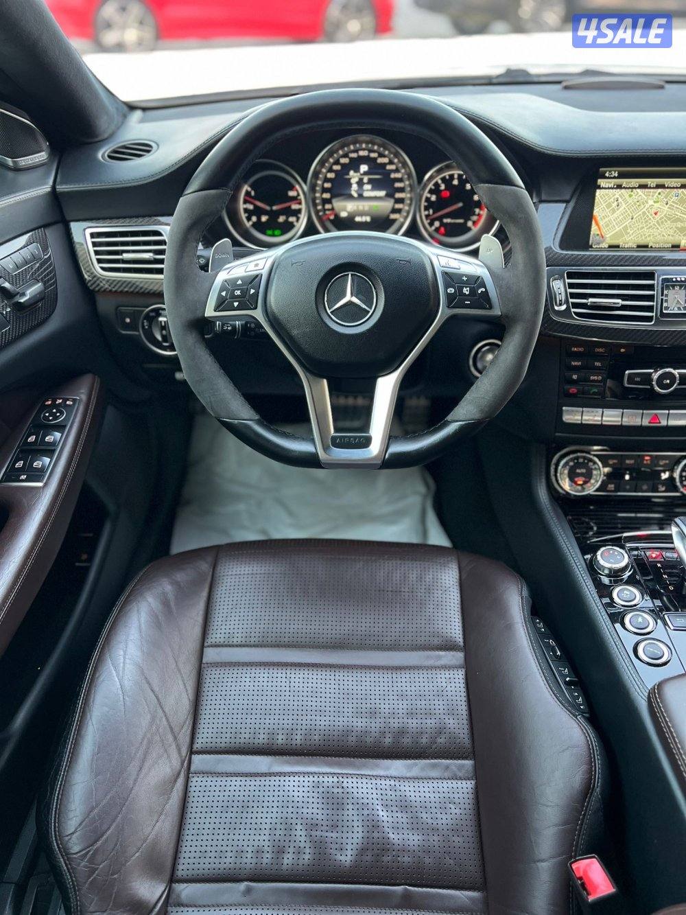 مرسيدس 2014/CLS63AMG ماشي 170 الف بحالة الوكاله شرط الفحص10