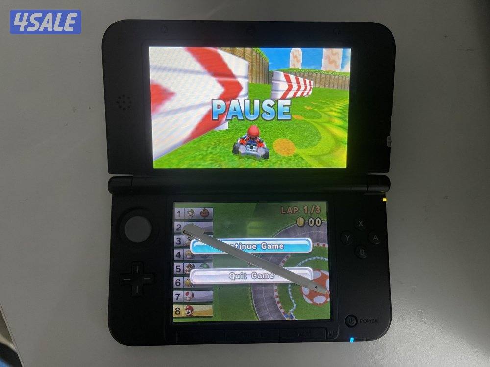 نينتندو 3DS XL مهكر مساحته 256 GB فل العاب1