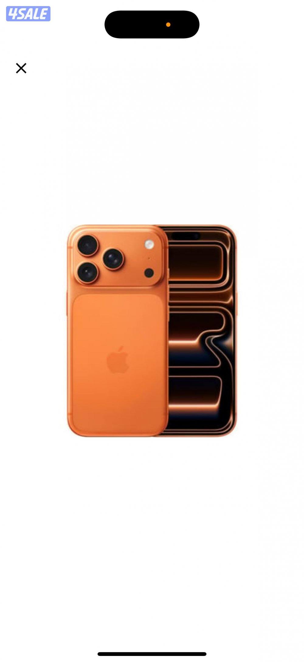 للبيع آيفون 17 pro جديد بالكرتون0