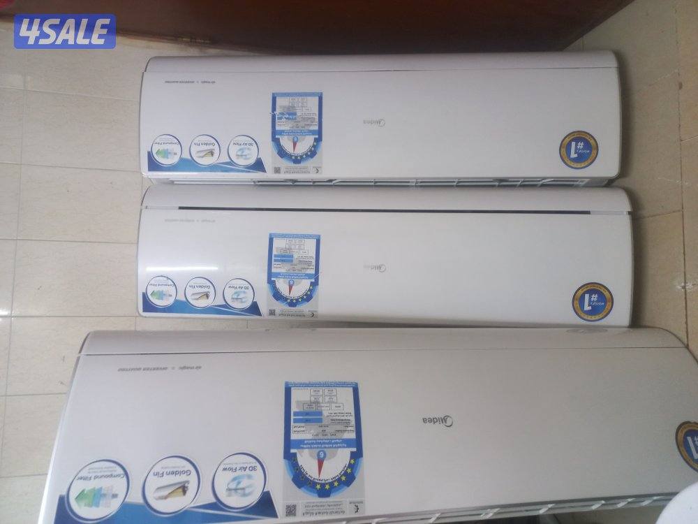 4 وحدات تكييف ميديا انفرتر 2طن موديل حديث سعر الوحدة 130 بحالة ممتازة11