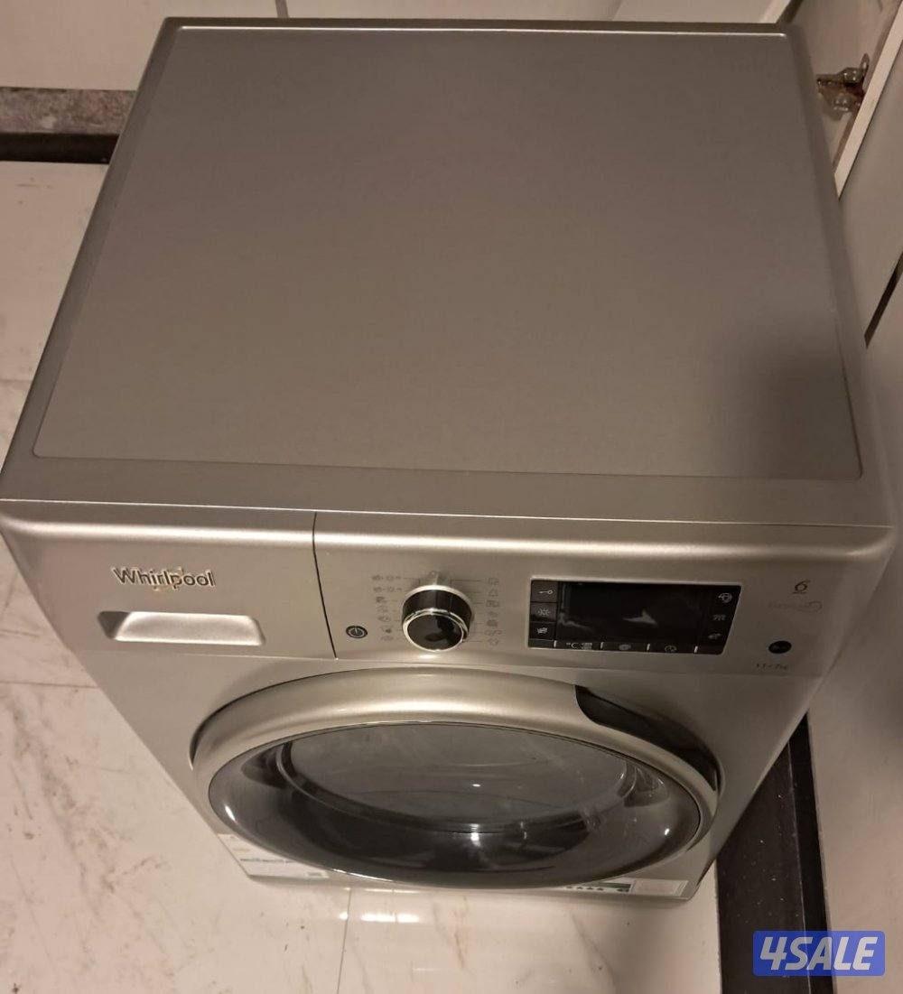 غسالة whirlpool ايطالي سعة ١١ كجم و تجفيف ٧ كجم جديدة تماما للبيع3