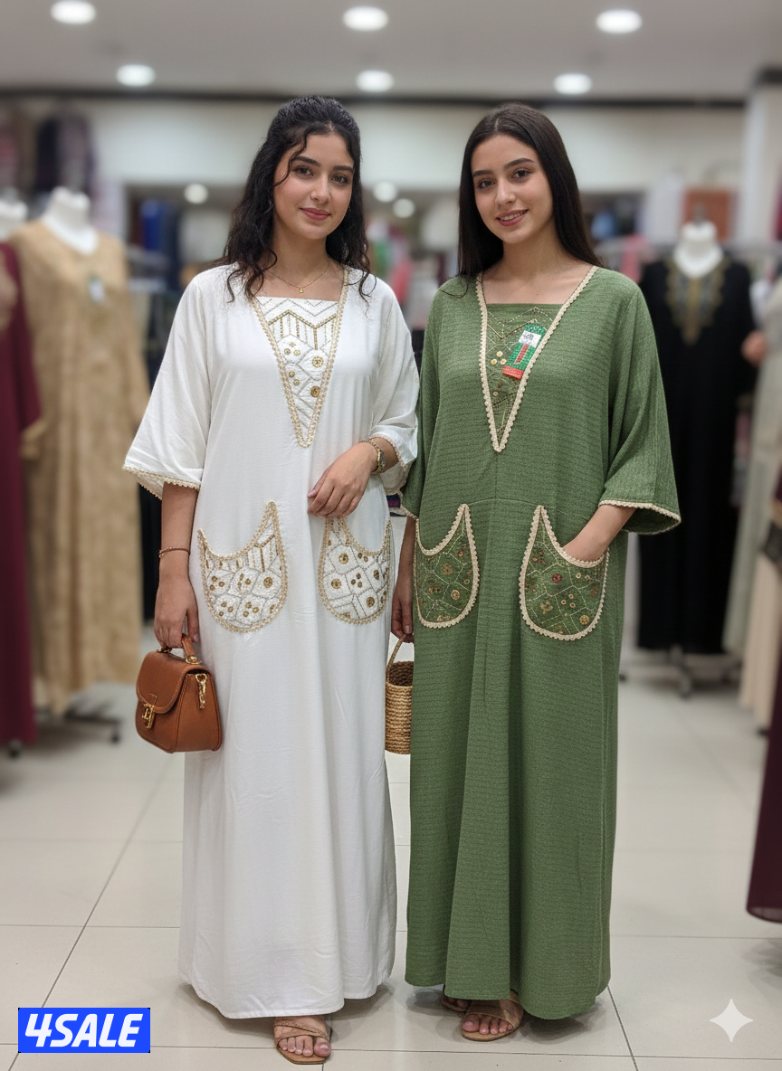 فستان قرقعان نسائى صناعه مصريه7