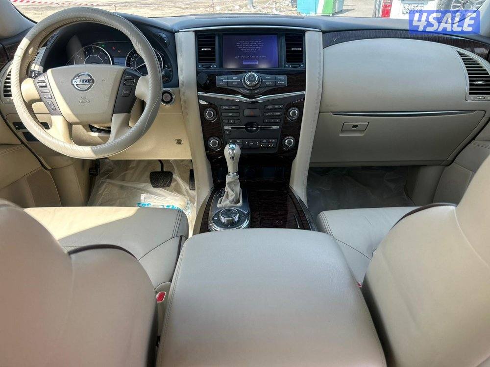 نيسان باترول V8-SE موديل 2013 ماشى 156.000 k.m وارد البابطين.صبغ وكالة5