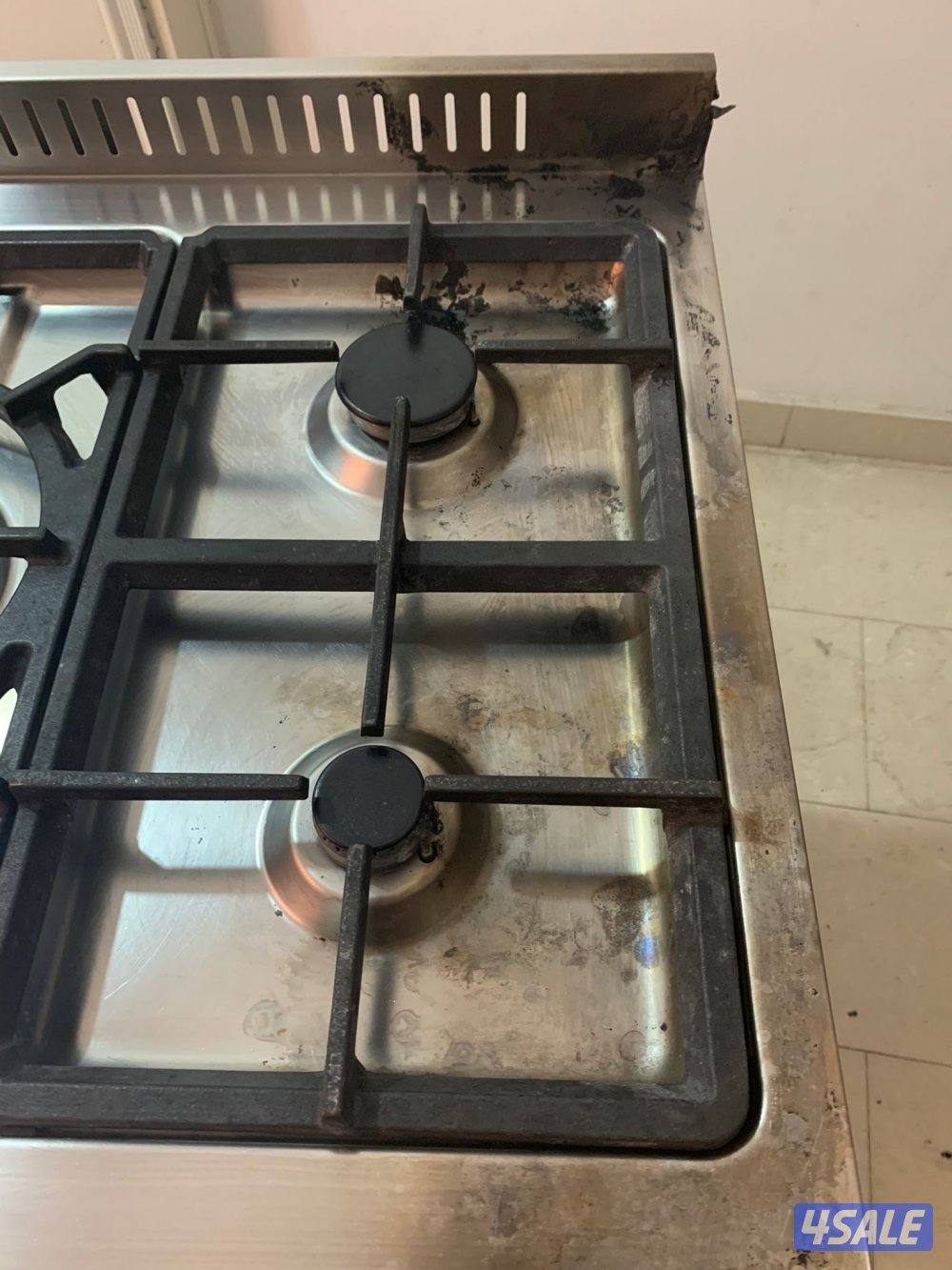 غاز طبخ فرن ماركة GlemGas صناعة ايطالية مقاس كبير مع ٥ شعلات3