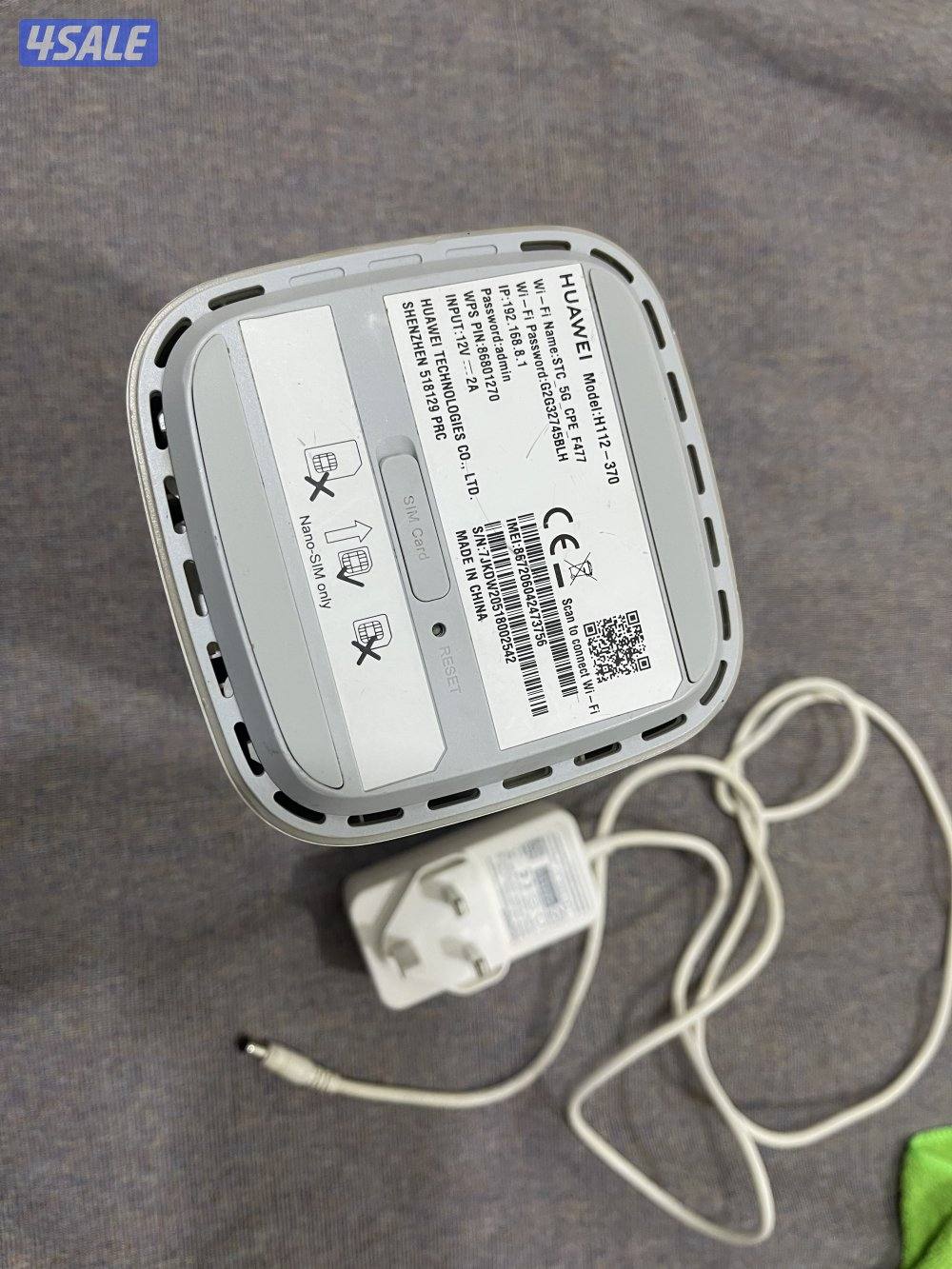راوتر هواوي برو فايف جي 5g سريع وقوي مع الشحن الاصلي4