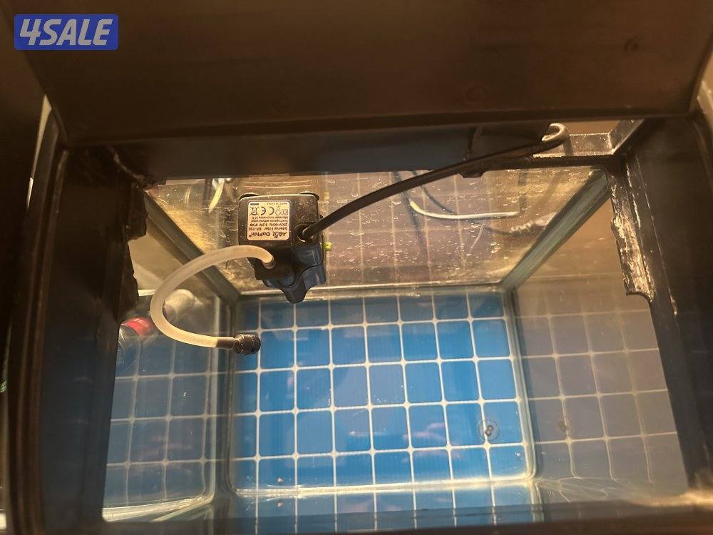 ثلاثة احواض و طاولة واحدة فلترين و ‏هيتارين ثلاث فلاتر و شبكيتين7