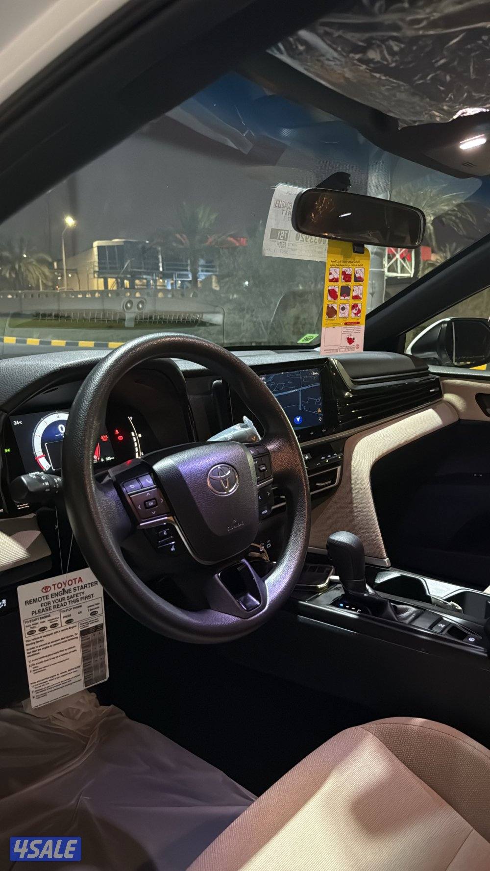 كامري ٢٠٢٥ شرط الفحص بالكامل صبغ وكاله عداد ٣٨3