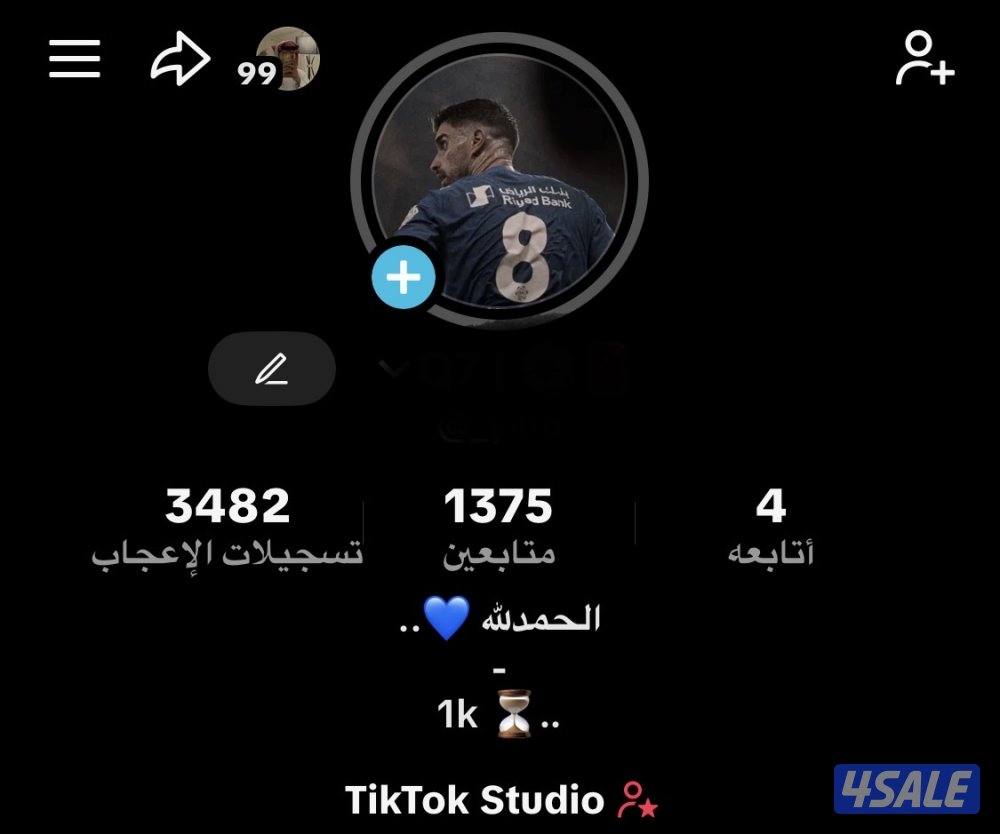 حسابات تيك توك 37k متابعين حقيقين متفاعلين يفتحون بثوث حط سعرك .4