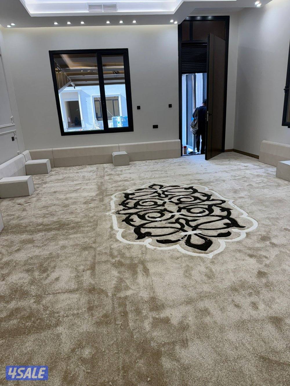 سجاد قص ساده ومشجر سميك وخفيف مساند ظهر بغلي وسعودي نكشات حفر يدوي10