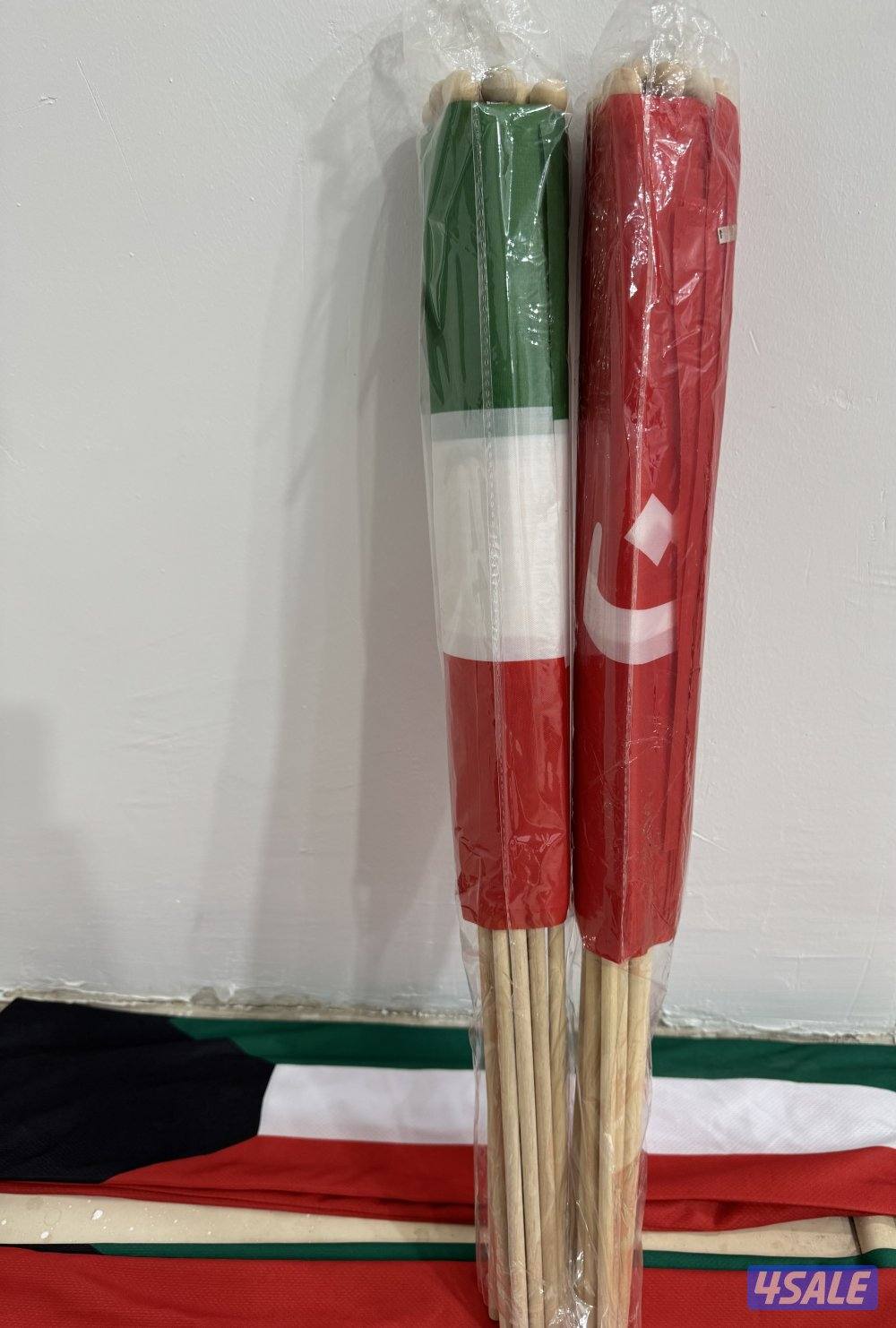 أعلام الكويت جميع الاحجام جميع الالوان ،سكارفات و كابات بيع جمله ومفرد1