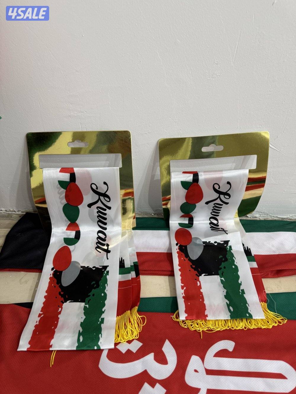 أعلام الكويت جميع الاحجام جميع الالوان ،سكارفات و كابات بيع جمله ومفرد4