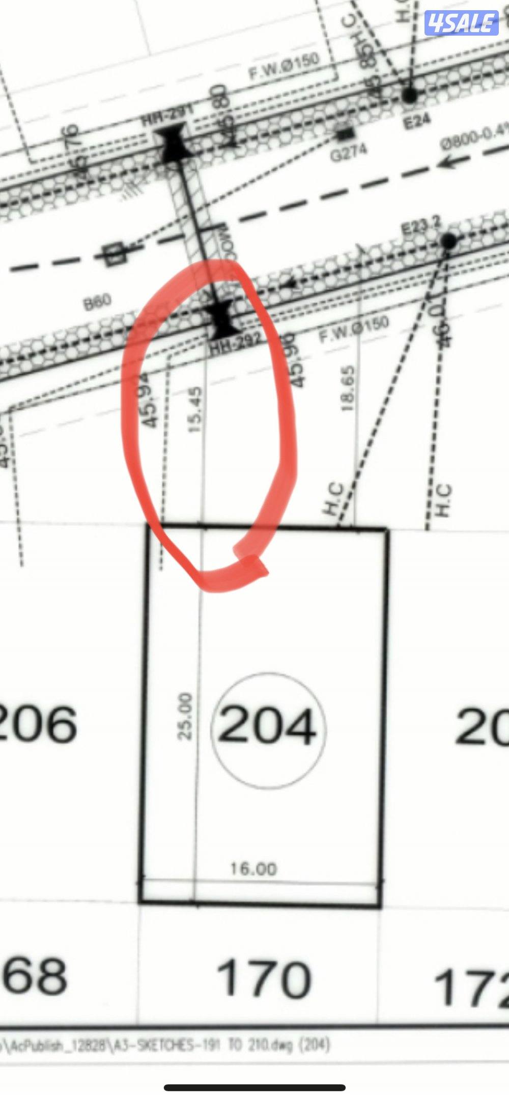 قسيمة في جنوب خيطان ارض فاضية0