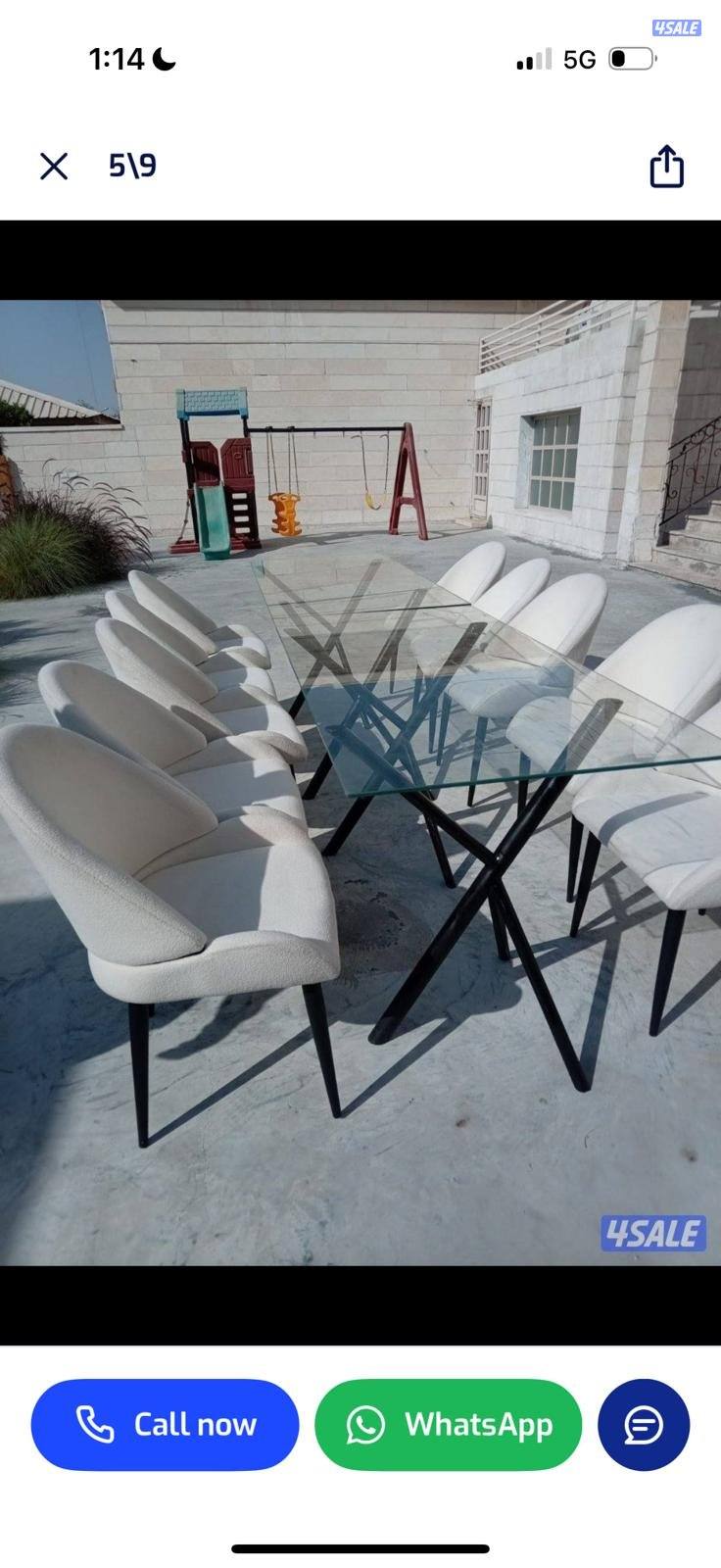 تاجير كراسي وطاولات وزينة كنبات3