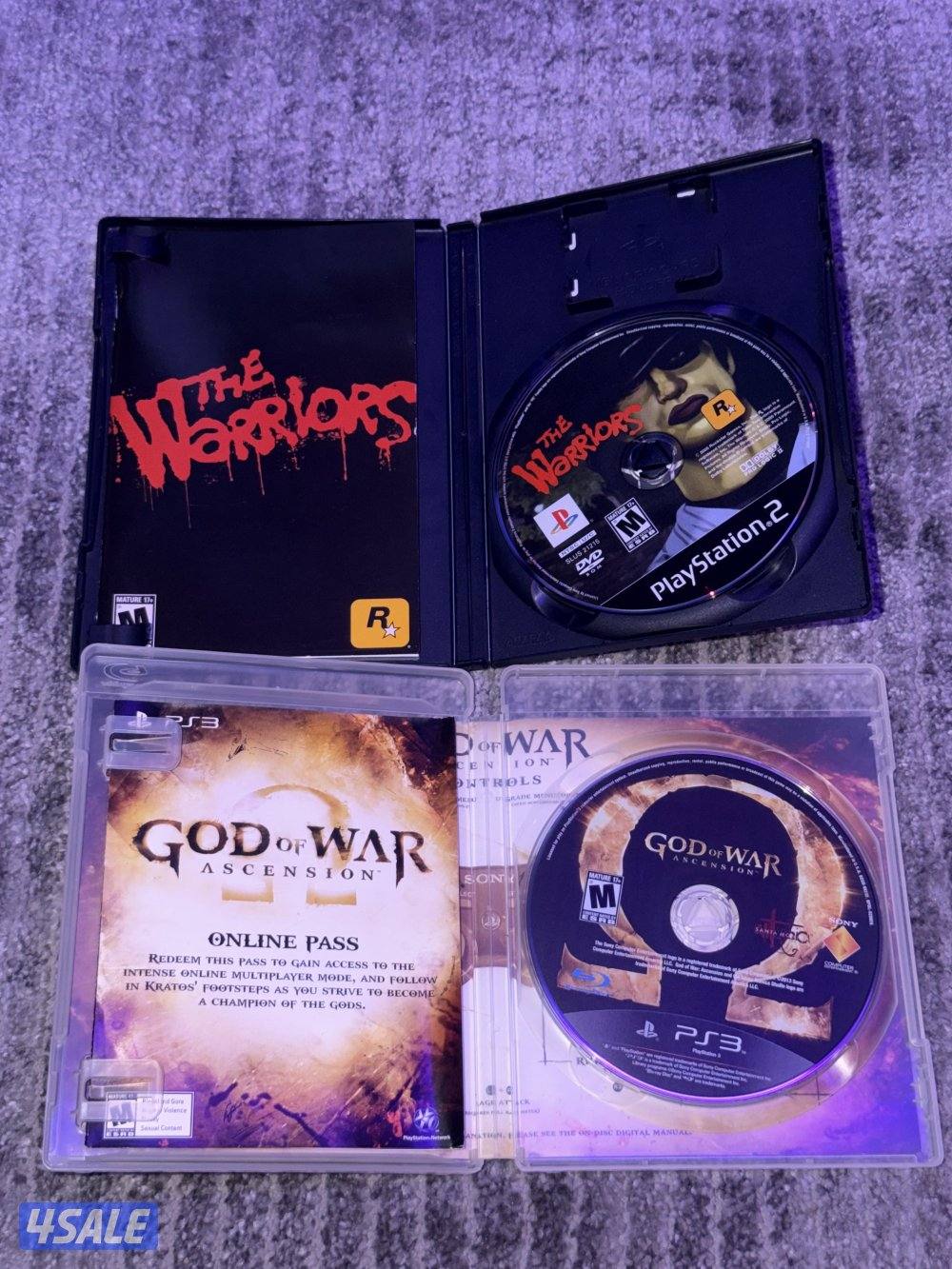 the warriors ps2 + god of war ascension ps31