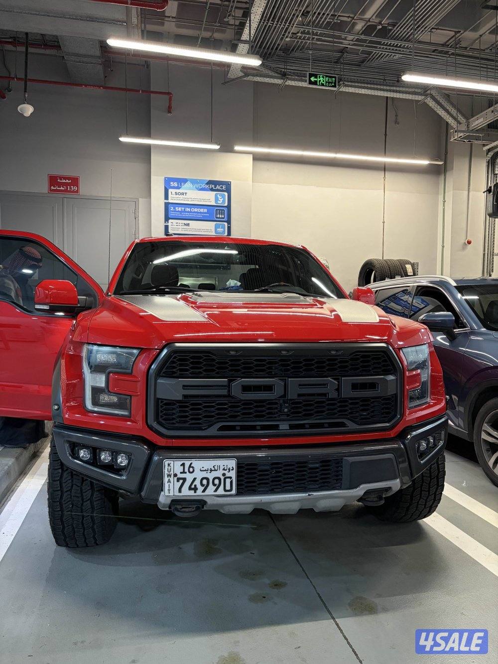 للبيع فورد رابتر 2019 وارد الغانم الدرجه الاولى باب ونص سيرفس وكاله0