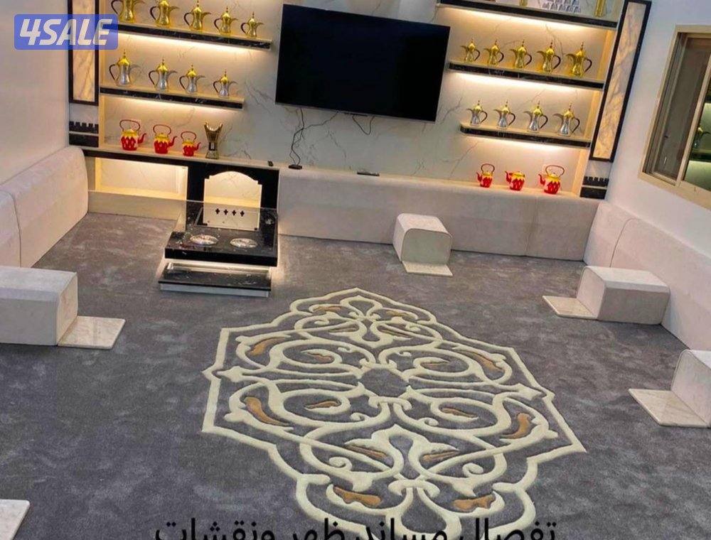 سجاد فرش تركيب زوالي تفصال مساندضهر ديكورخشب حفر يدوي مساجدتفصال مساند1