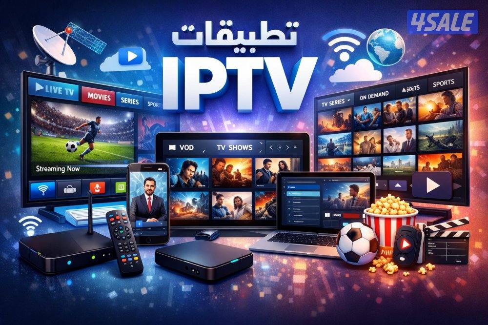 بيع وتجديد جميع اشتراكات iptv واشتراك تلفزيون سمارت وايباد1