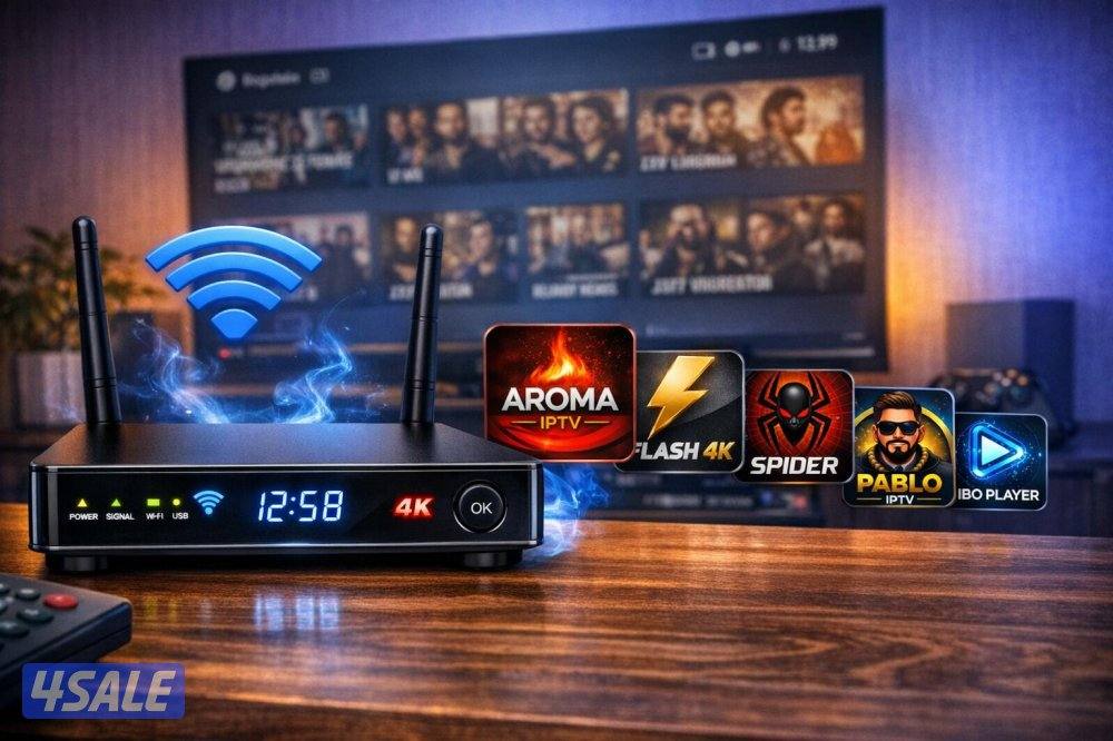 بيع وتجديد جميع اشتراكات iptv واشتراك تلفزيون سمارت وايباد4