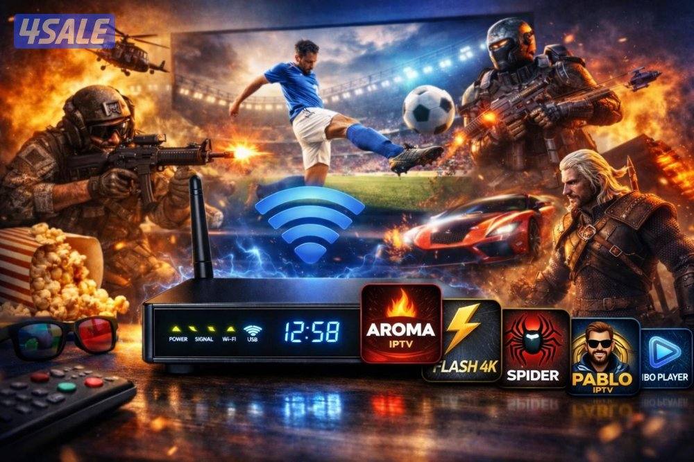 بيع وتجديد جكيع اشتركات iptv وجكيع رسيفرات قنوات افلام مسلسلات7