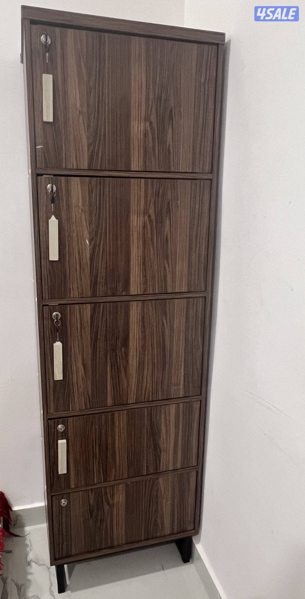 5 Compartment wooden cabinet0