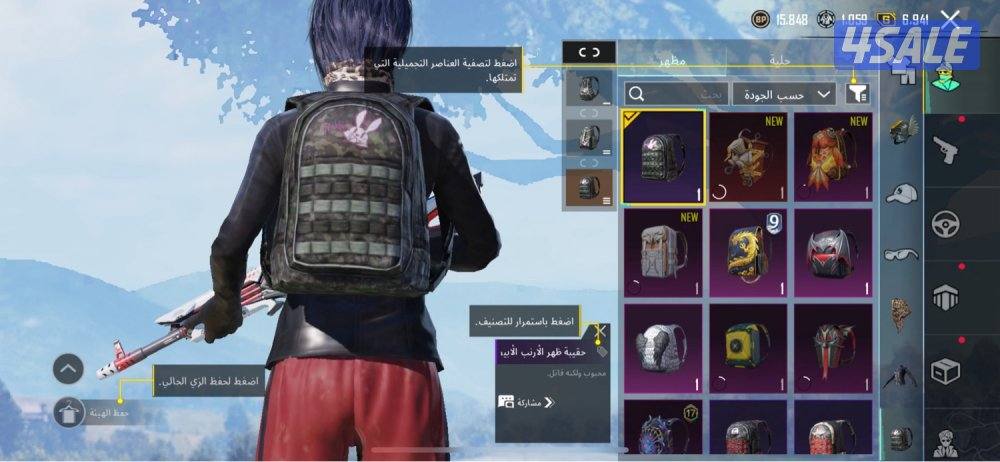 حساب ببجي مرتب3