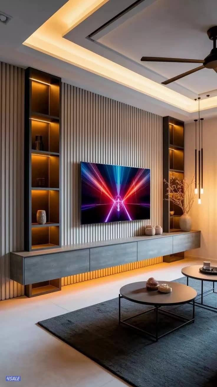 ديكورات منازل داخليه بديل الخشب بديل رخام بديل شيبورت15