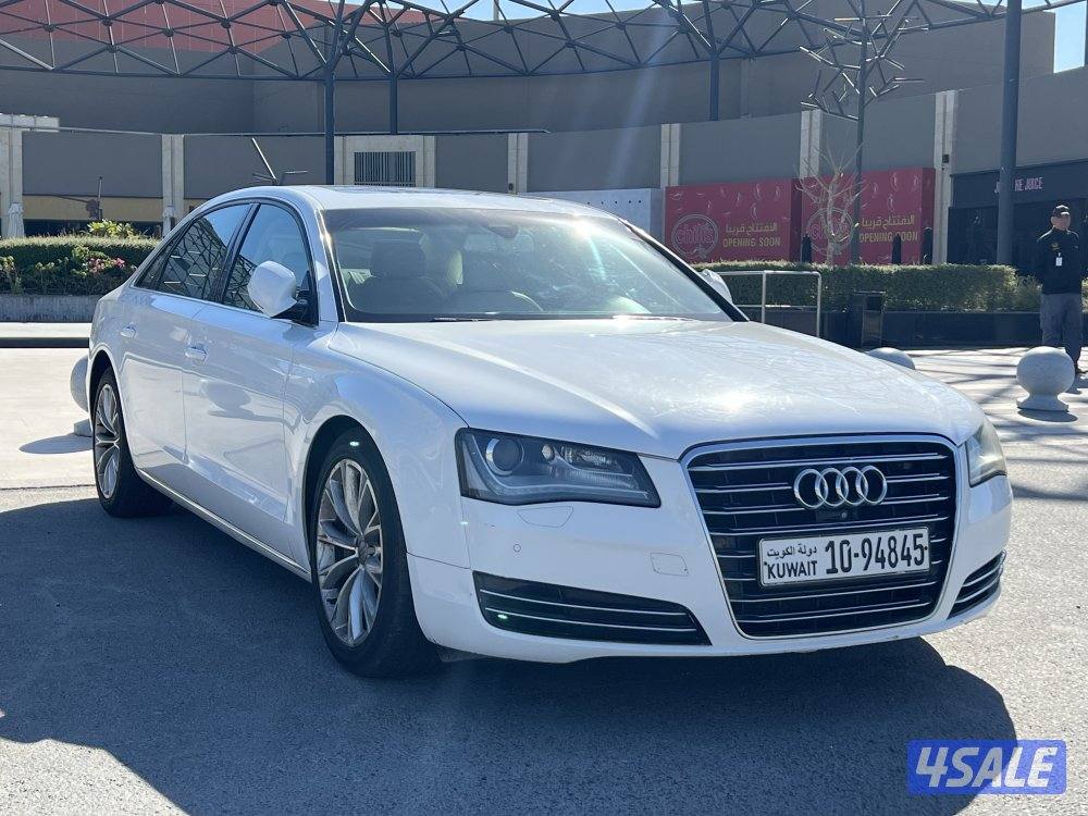 اودي A8L صبغ الوكاله للبيع موديل 20122