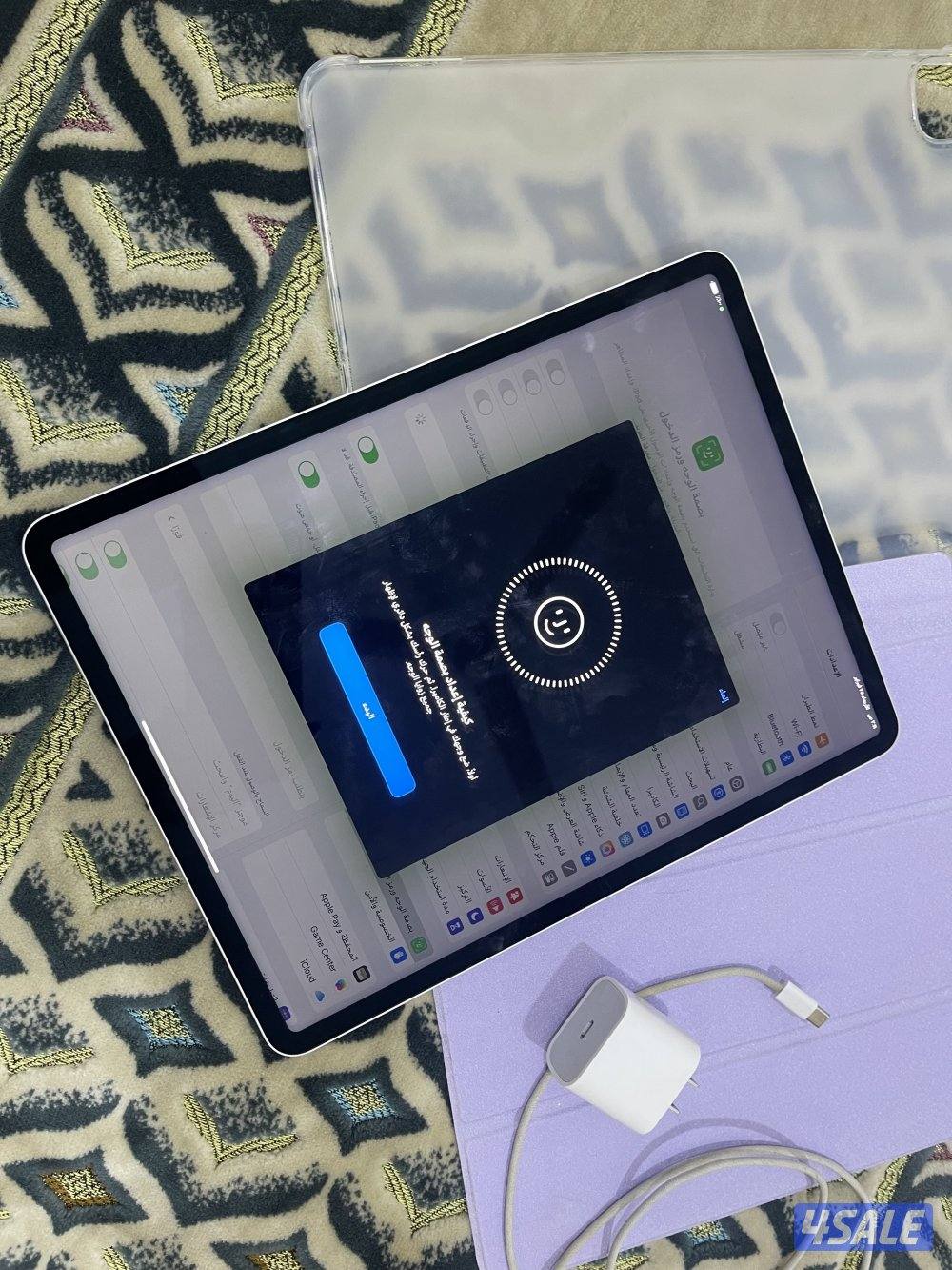 ايباد ابل برو 12.9 انش 512 قيقا الجيل السادس ام تو معالج m2 نظيف5