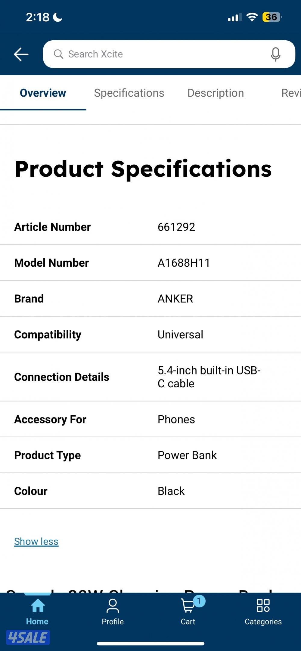 powerbank 10000mah fast charging 1usb c port ANKER2
