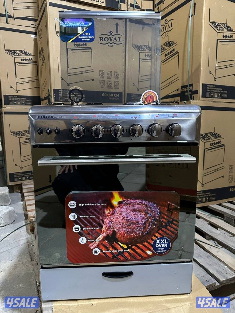 طباخات استيل تركي 60*60 و60*90جودة عالية كفالة سنة وتوصيل مجانًا فورًا1