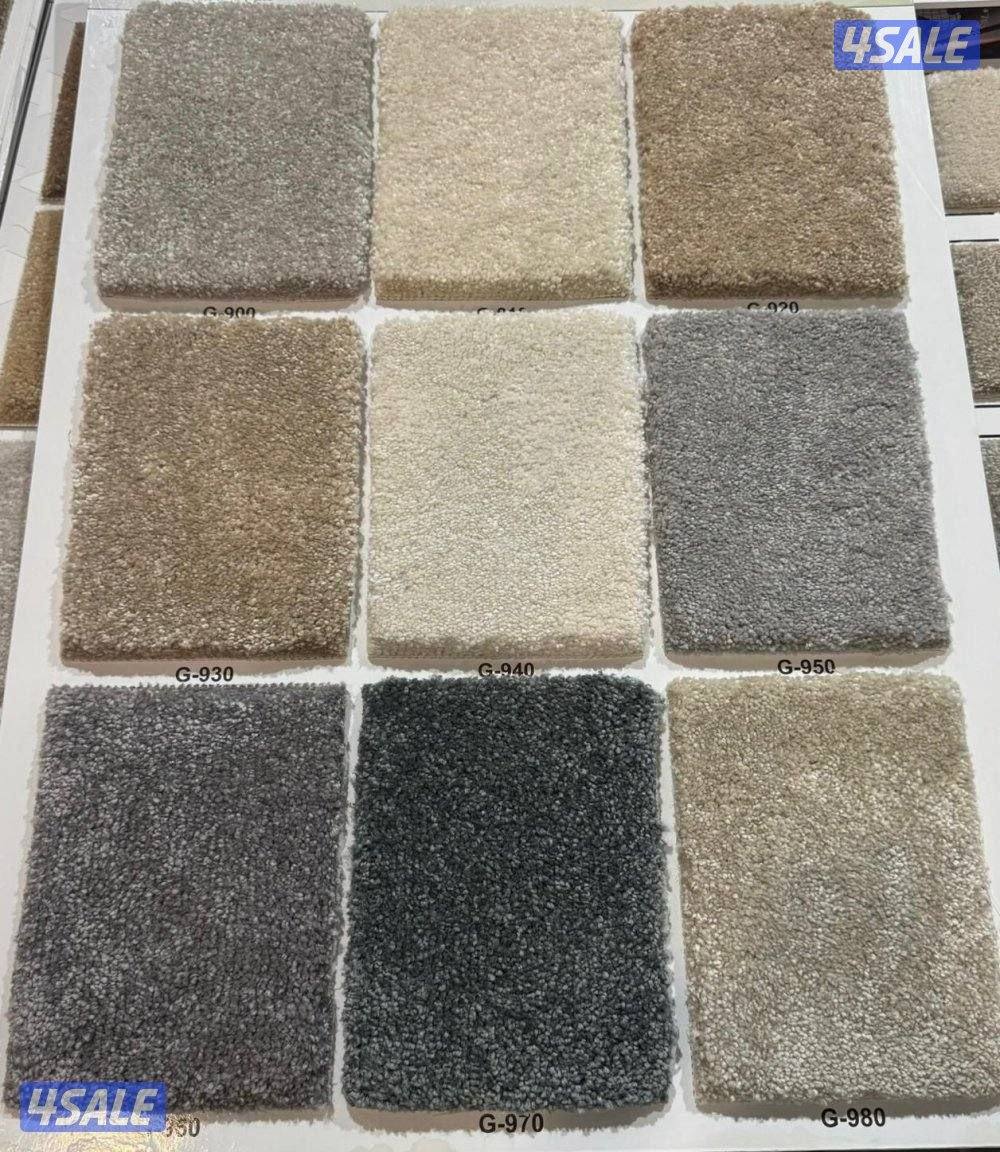 كل ما تحتاجه متوفر لدينا سجاد قص تركي ومساند ضهر ورضيات باركية بلاستك0