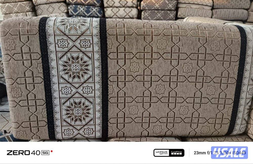 كل ما تحتاجه متوفر لدينا سجاد قص تركي ومساند ضهر ورضيات باركية بلاستك5