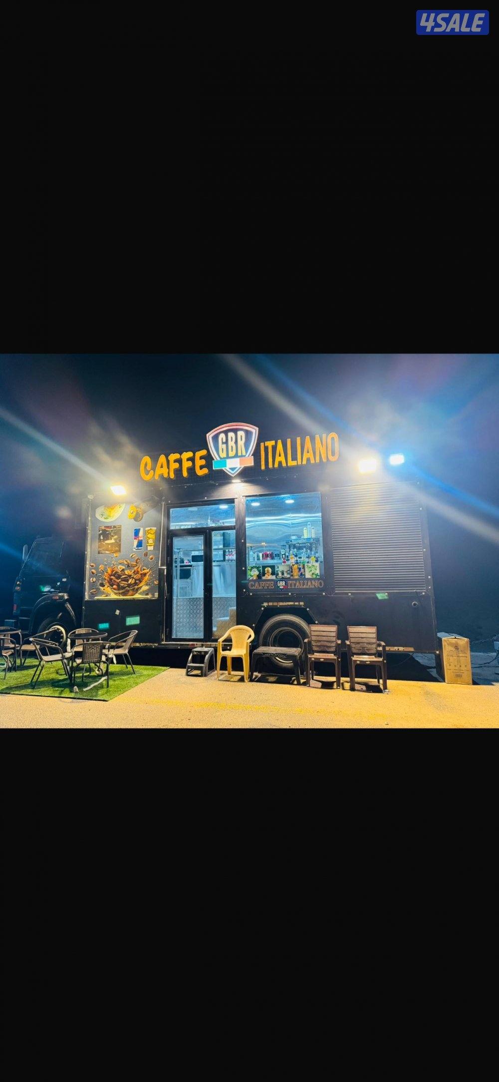 للايجار ( ضمان ) عربه متنقه للمشروبات والحلويات2