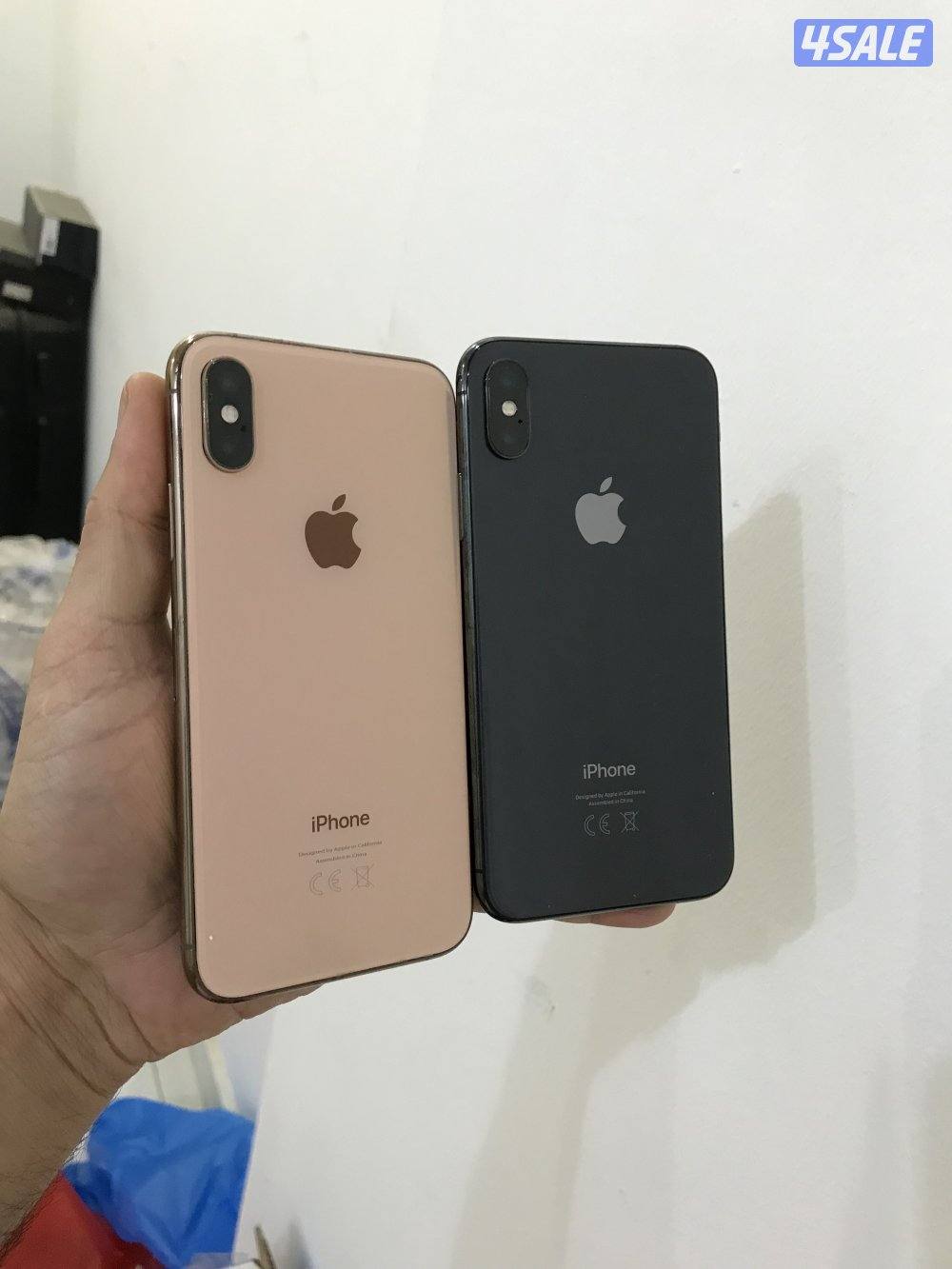 للبيع ايفون Xs max + ايفون Xs + ايفون X سعة 256 جيجا توصيل 24 ساعه0