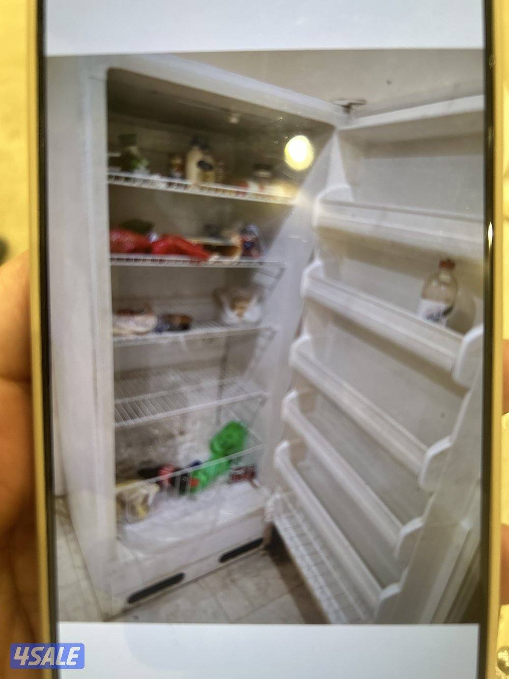 للبيع ثلاجه باب واحد تبريد فقط للحادين فقط تواصل2